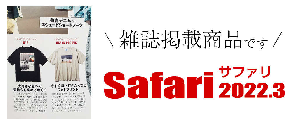 Safari 2022.3（雑誌掲載商品です）