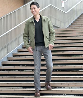 無骨さを洗練に変える、40代50代の休日スタイル