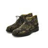 イルカンパゴ/ILCAMPAGO/MILITAREカモフラ迷彩/ワークさと白く透明なクレープソールとの意外性コンビ。起毛レザーチャッカーブーツ、グッドイヤー、メンズ15AW新作）n