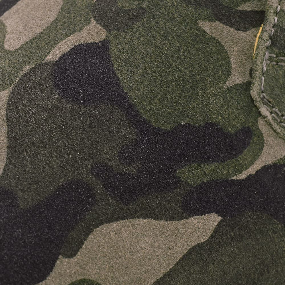 イルカンパゴ/ILCAMPAGO/MILITAREカモフラ迷彩/ワークさと白く透明なクレープソールとの意外性コンビ。起毛レザーチャッカーブーツ、グッドイヤー、メンズ15AW新作）n