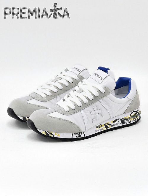 PREMIATA プレミアータ WHITE ホワイト メンズ スニーカー LUCY 206E