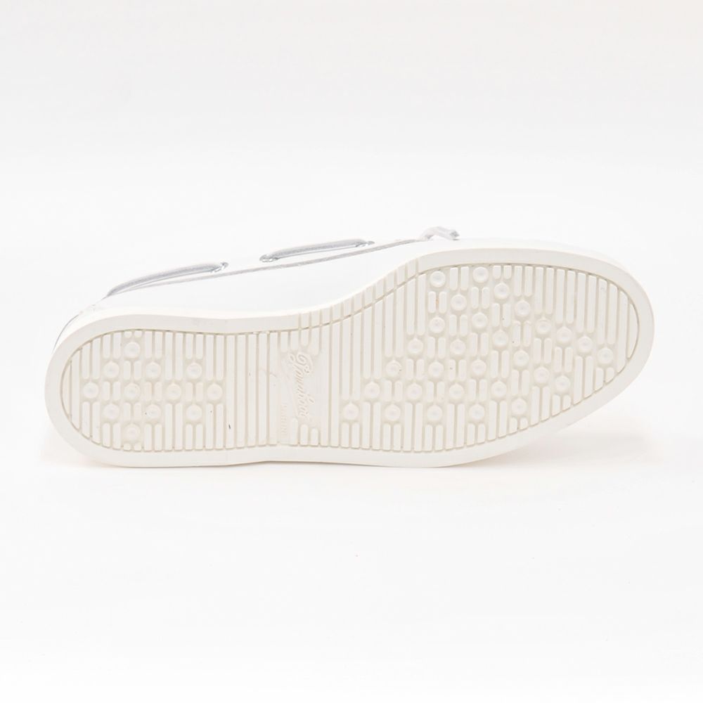 パラブーツPARABOOT[バース]夏の一番人気はコレ！必携のホワイトレザーデッキシューズ