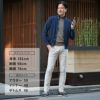 （パラブーツ「正規」人気のMarine（海軍）モデル。防水レザーでの紺色デッキシューズ）