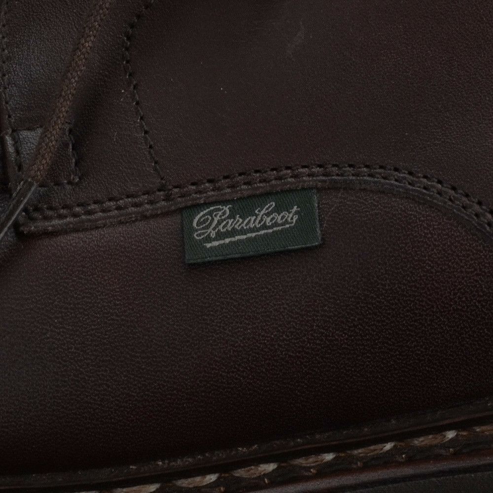 パラブーツ【国内正規品】PARABOOTシャンボードCHAMBORDカフェブラウンずっしり重厚ワーク貫録LISオイルドレザーUチップシューズメンズブランド18AW新色