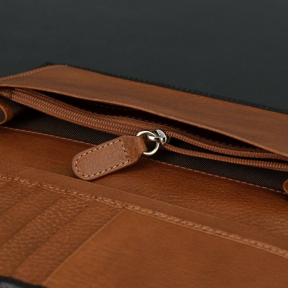 トリアンゴロTRIANGOLOイタリアンレザーSant'Agataサンタガタ黒ブラックイタリアンレザー長財布カードケースプレゼント18春夏