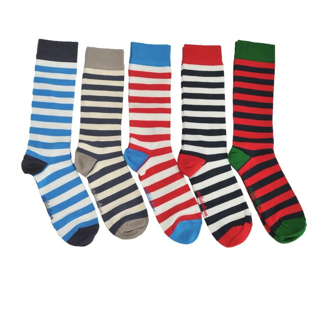 アシッドゥシャスArchiduchesse/ロングタイプDeVilleドゥヴィル/太縞ボーダー3色展開/ロング丈タイプフランス国内で品質に拘ったラグジュアリーメンズソックスLサイズ限定）n