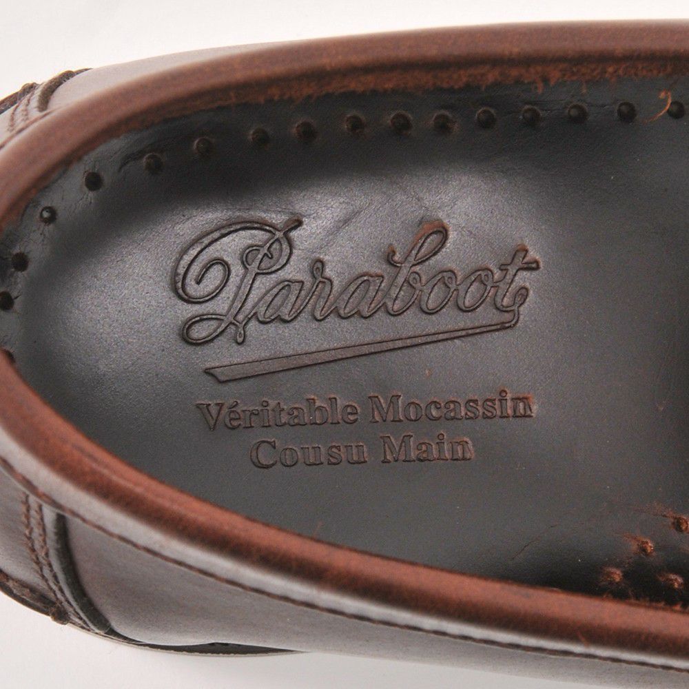 パラブーツPARABOOT国内正規品CORAUXコローコインローファーブラウンオイルドレザー製ペニーでらでら公式ブランド