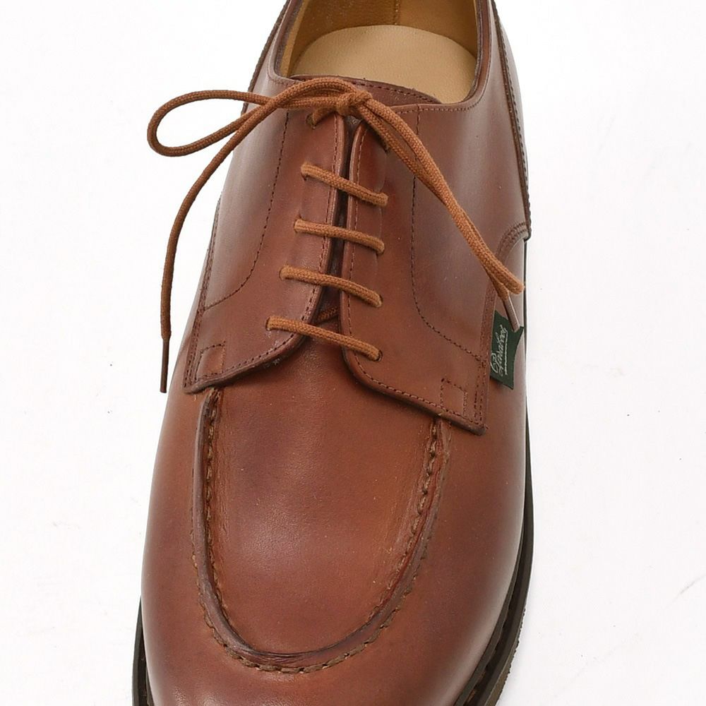 パラブーツPARABOOT[MARRONE][ブラウン]クラシックな顔つきで履きやすい、アウトドアも意識した防水レザーUチップシューズ
