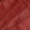 グローブスglovesメンズ革手袋レッド赤色小物3本の縫い目のイタリア定番デザインラムレザーグローブウールカシミアニット裏プレゼントレディース兼用