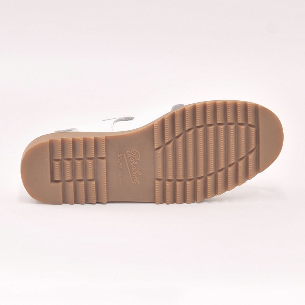 パラブーツ国内正規品メンズサンダルPARABOOTパシフィックPACIFICホワイトオイルドレザーグルカグラディエーター編み込み革イタリア製