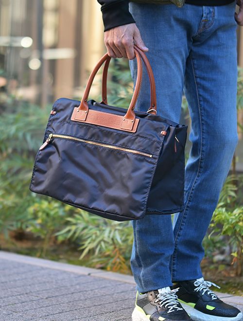 フェリージfelisi国内正規品メンズナイロンボストンバッグラゲージ10314/1/DSPシリーズの改良版軽量折り畳み２WAYショルダーコードは別売り旅行ブルーネイビーブラウンコンビでらでら公式ブランド