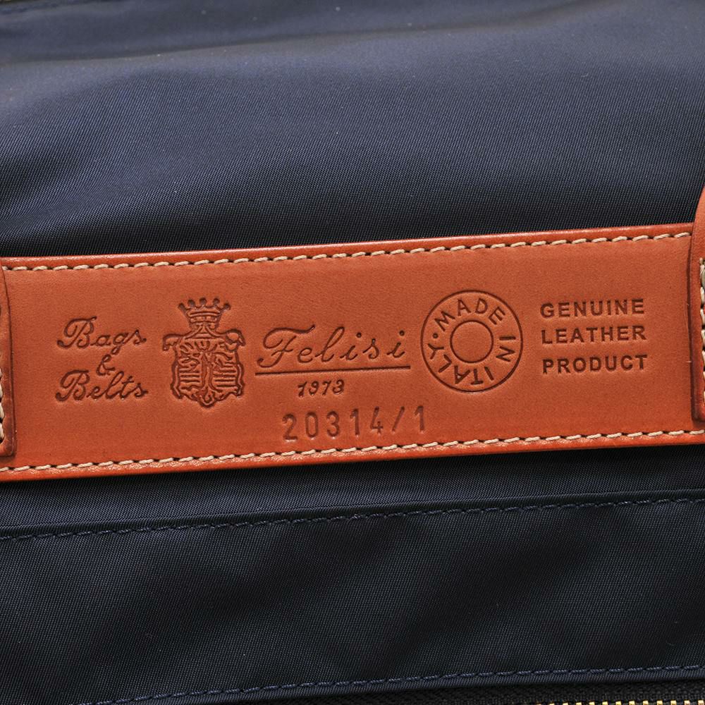 フェリージfelisi国内正規品メンズナイロンボストンバッグラゲージ10314/1/DSPシリーズの改良版軽量折り畳み２WAYショルダーコードは別売り旅行ブルーネイビーブラウンコンビでらでら公式ブランド