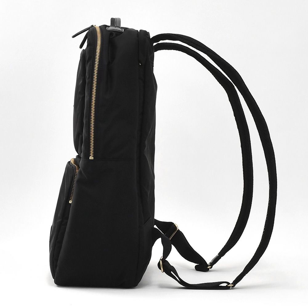 フェリージfelisi国内正規品ナイロンレザー21/60リュックサックバッグパックスクエアフォルム奥行き12.5cm4ポケットノートPC収納A4ファイルブラックでらでら公式ブランド