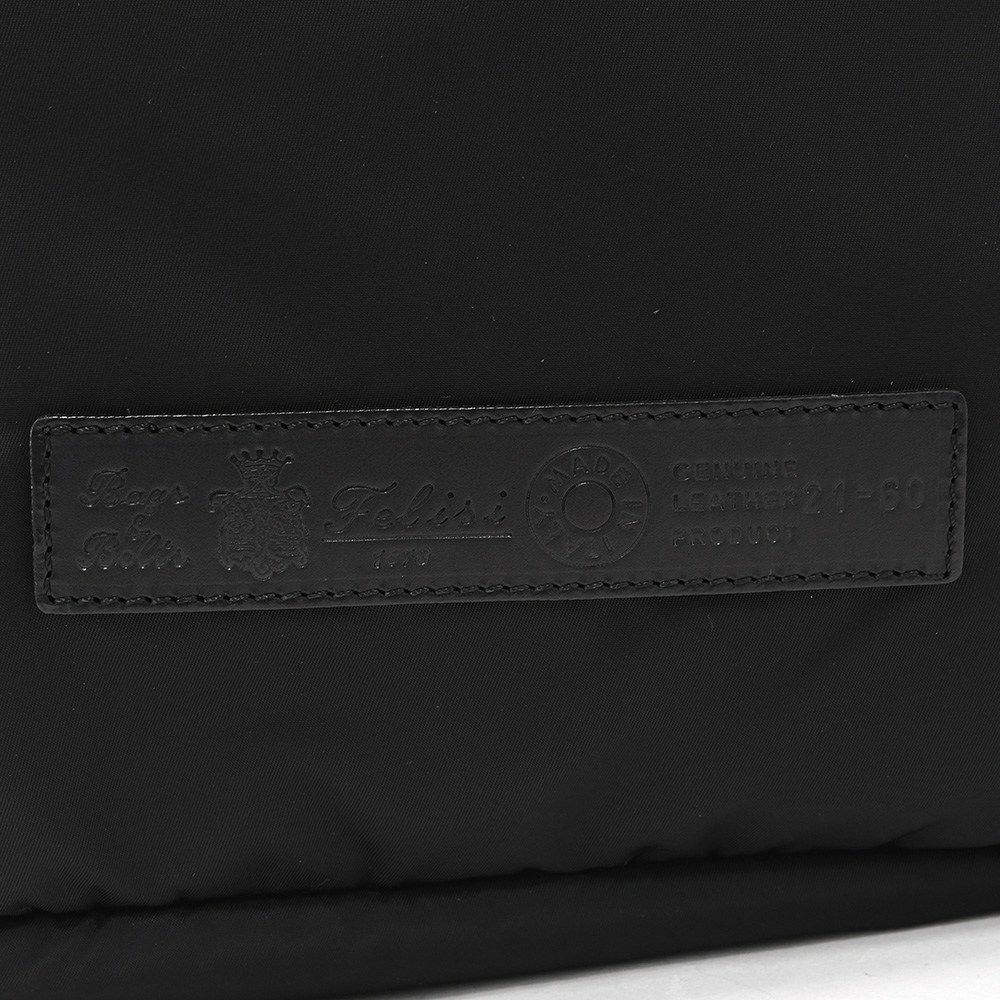 フェリージfelisi国内正規品ナイロンレザー21/60リュックサックバッグパックスクエアフォルム奥行き12.5cm4ポケットノートPC収納A4ファイルブラックでらでら公式ブランド