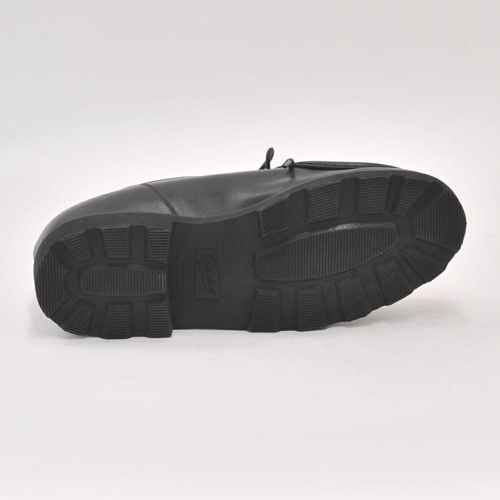 パラブーツPARABOOT国内正規品メンズミカエルMICHAELBBRLISオイルドカーフレザートリコロールタグブラックチャッカチロリアン黒革シューズ履きやすい短丈ブーツ