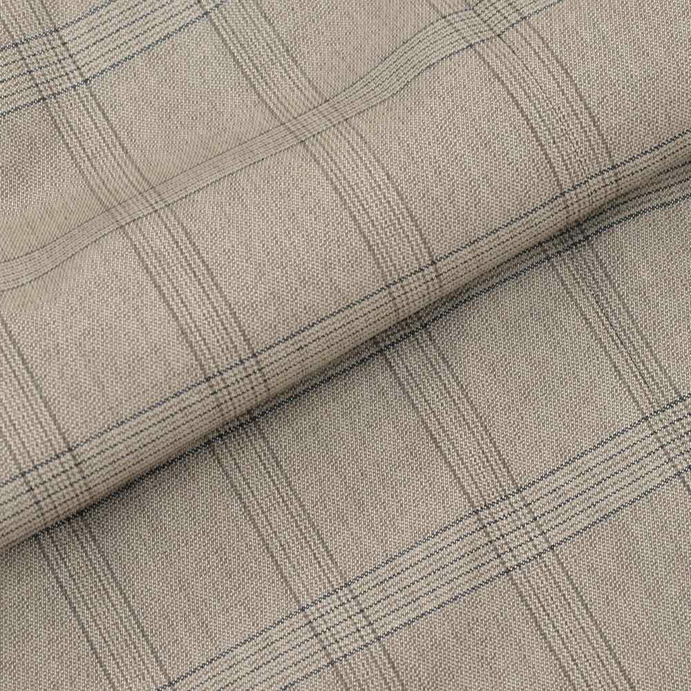 ヴィターレバルベリスカノニコVITALEBARBERISCANONICOシングルジャケットメンズ2ボタンフロントブラウンベージュサマーウールSuper110´sチェック柄ジャケットSuperlativoスペルラティボ日本製ブランド