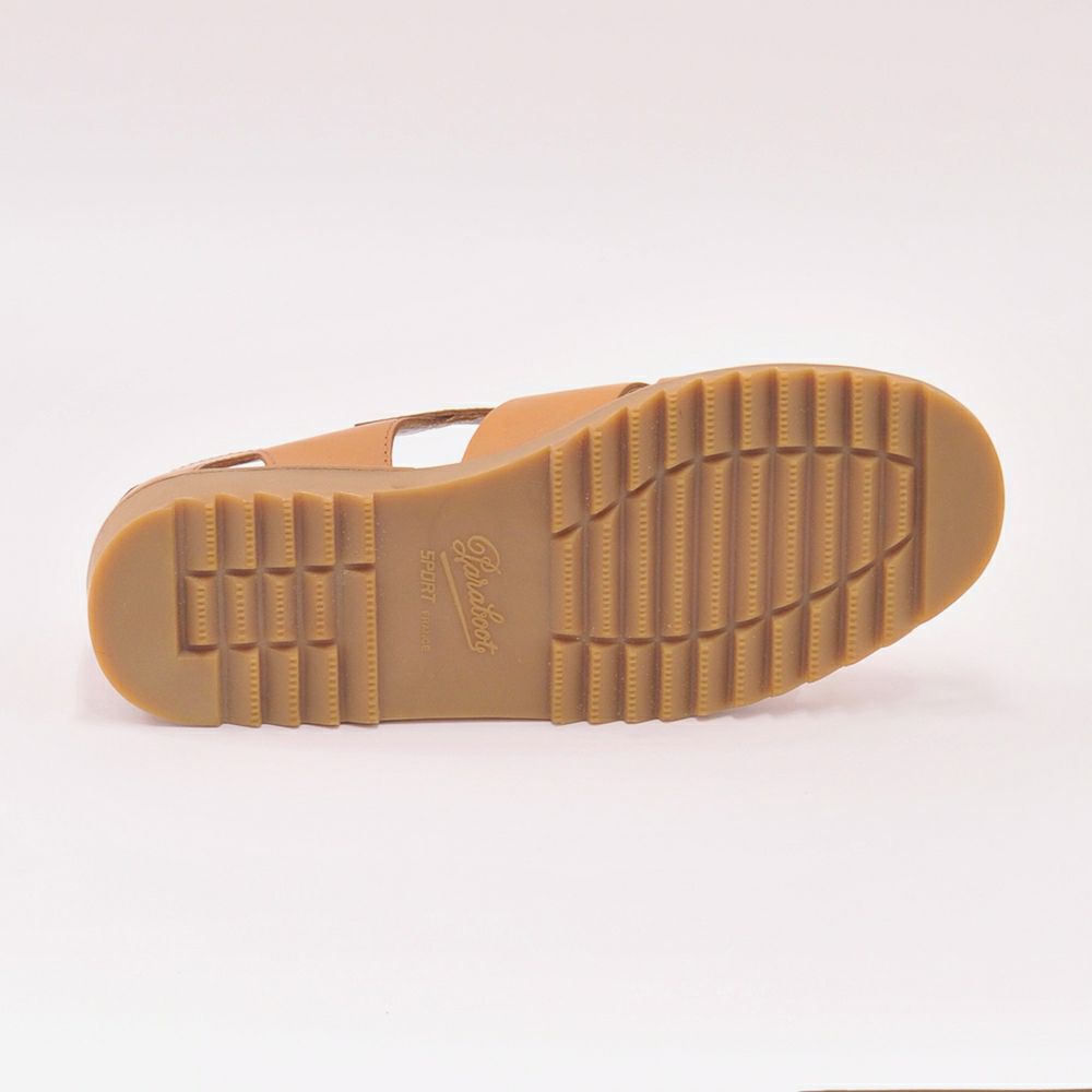 パラブーツPARABOOTグルカサンダルメンズパシフィックPACIFICオイルドレザーコニャックグラディエーター編み込みストラップ調節国内正規品でらでら公式