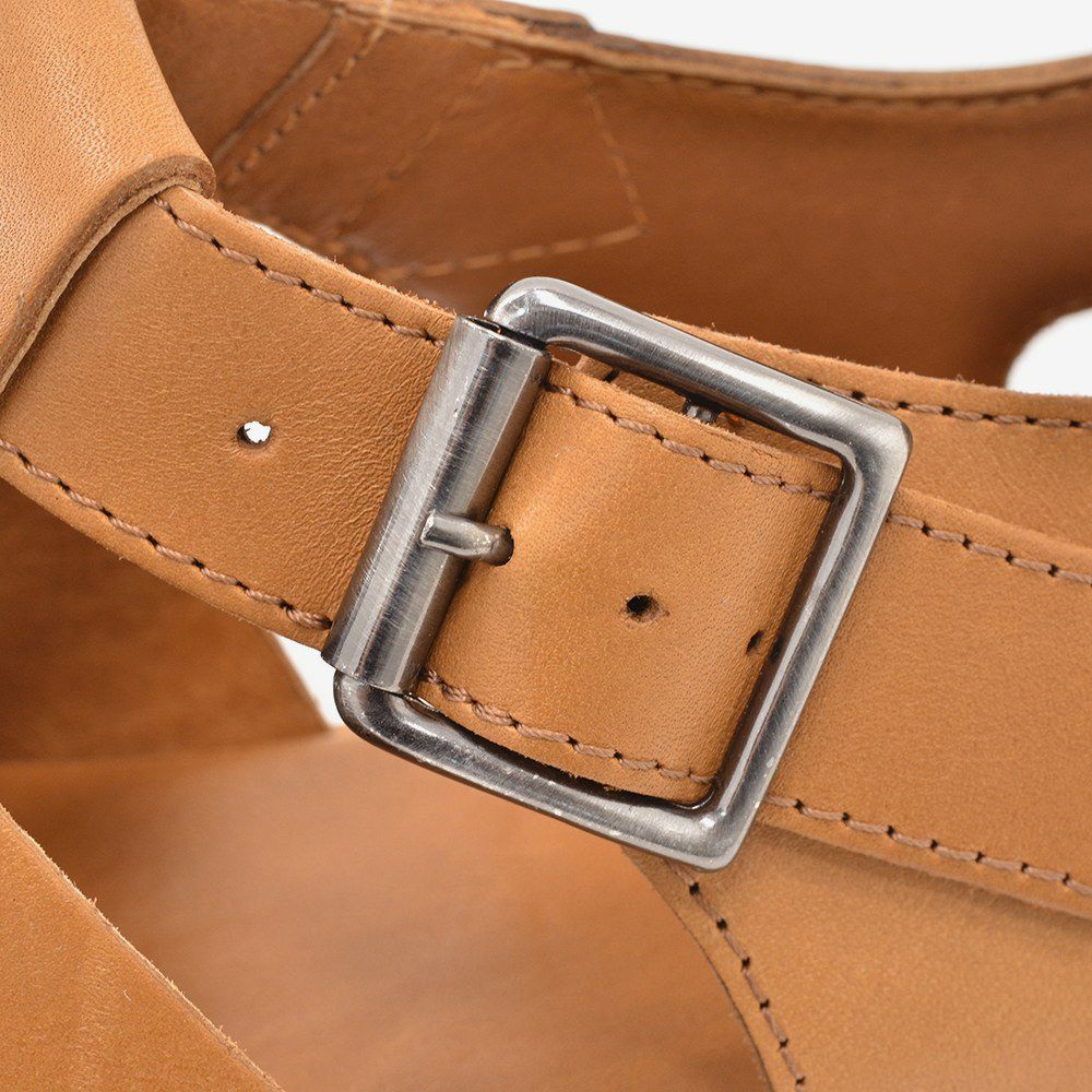 パラブーツPARABOOTグルカサンダルメンズパシフィックPACIFICオイルドレザーコニャックグラディエーター編み込みストラップ調節国内正規品でらでら公式