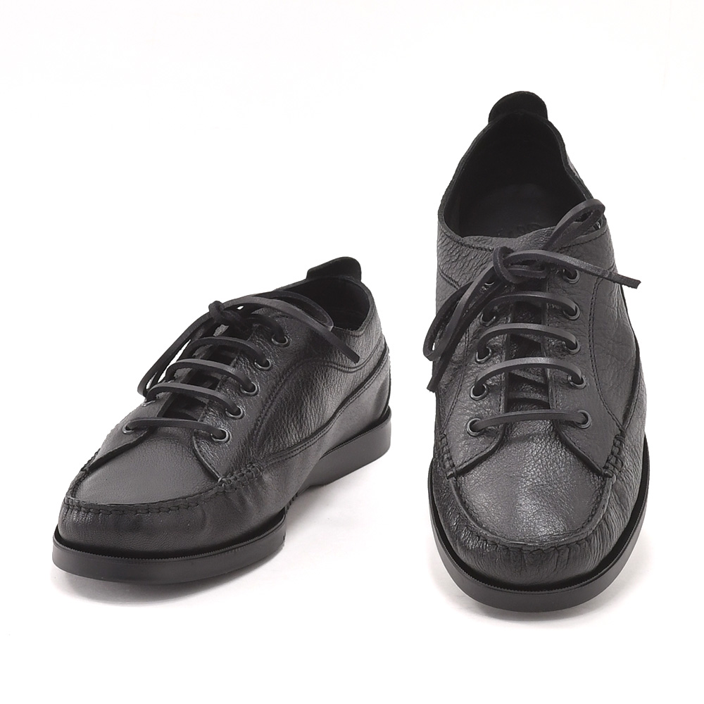 パラブーツPARABOOT国内正規品メンズボートシューズ復刻レトロデッキシューズ鹿革ブラックレザーシューズMALIBUマリブスニーカー風新作でらでら公式フランスブランド