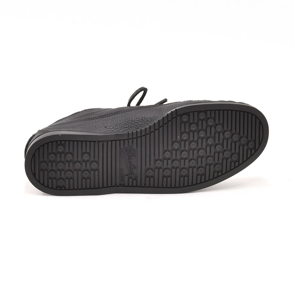 パラブーツPARABOOT国内正規品メンズボートシューズ復刻レトロデッキシューズ鹿革ブラックレザーシューズMALIBUマリブスニーカー風新作でらでら公式フランスブランド