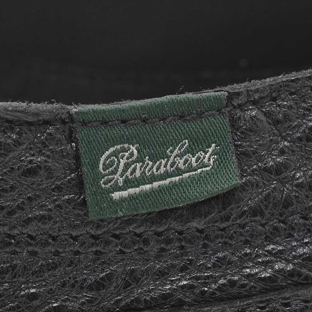 パラブーツPARABOOT国内正規品メンズボートシューズ復刻レトロデッキシューズ鹿革ブラックレザーシューズMALIBUマリブスニーカー風新作でらでら公式フランスブランド