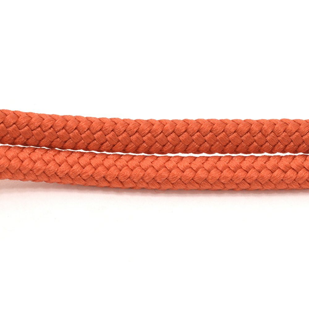 Bijoyビジョイブレスレットユニセックスコードバングル紐タイプ錨フックオレンジポリエステルニッケル・リードフリー真鍮ハンドメイドフランス製