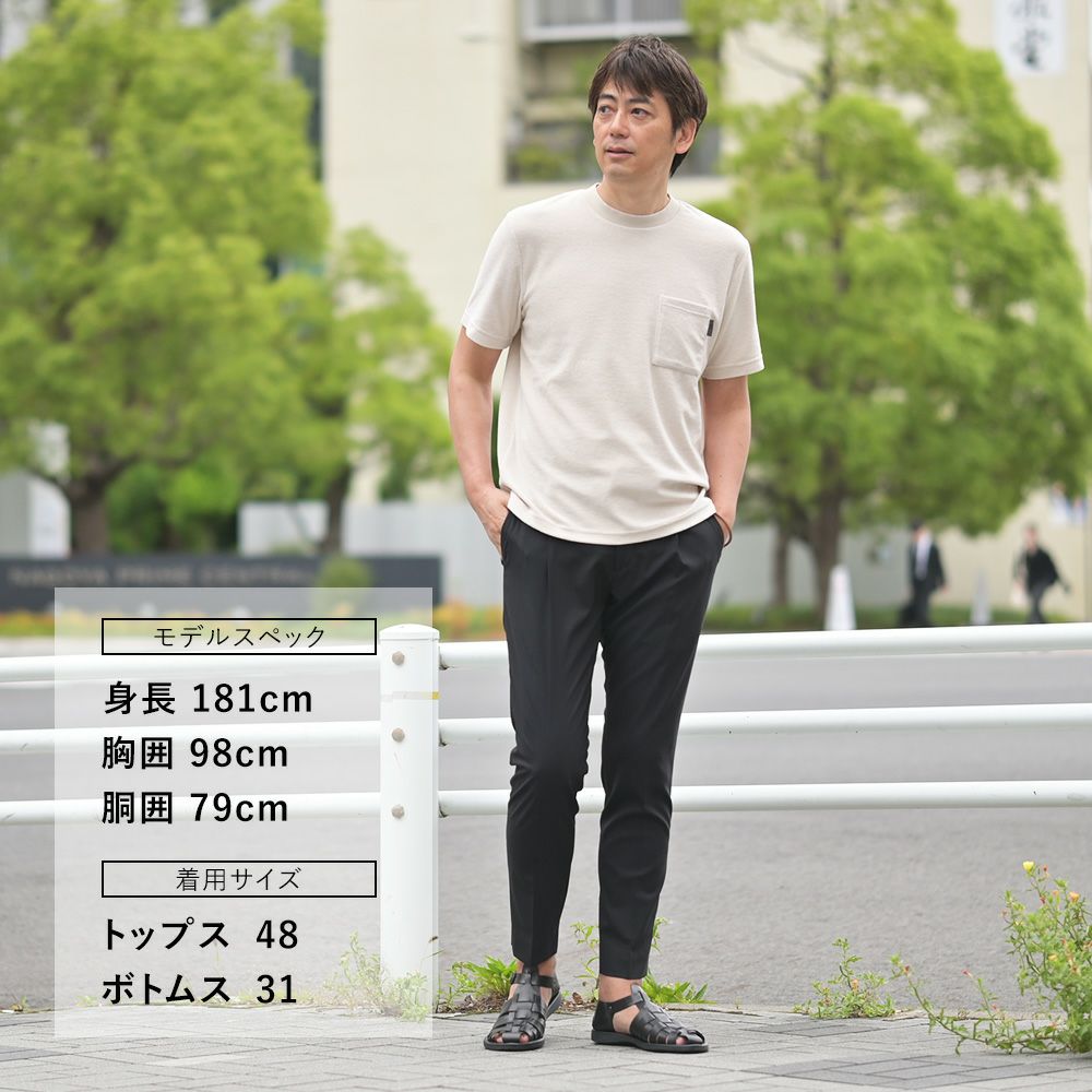 Bijoyビジョイブレスレットユニセックスレザーバングル牛革錨フックキャメル×ブラックポリエステルニッケル・リードフリー真鍮ハンドメイドフランス製