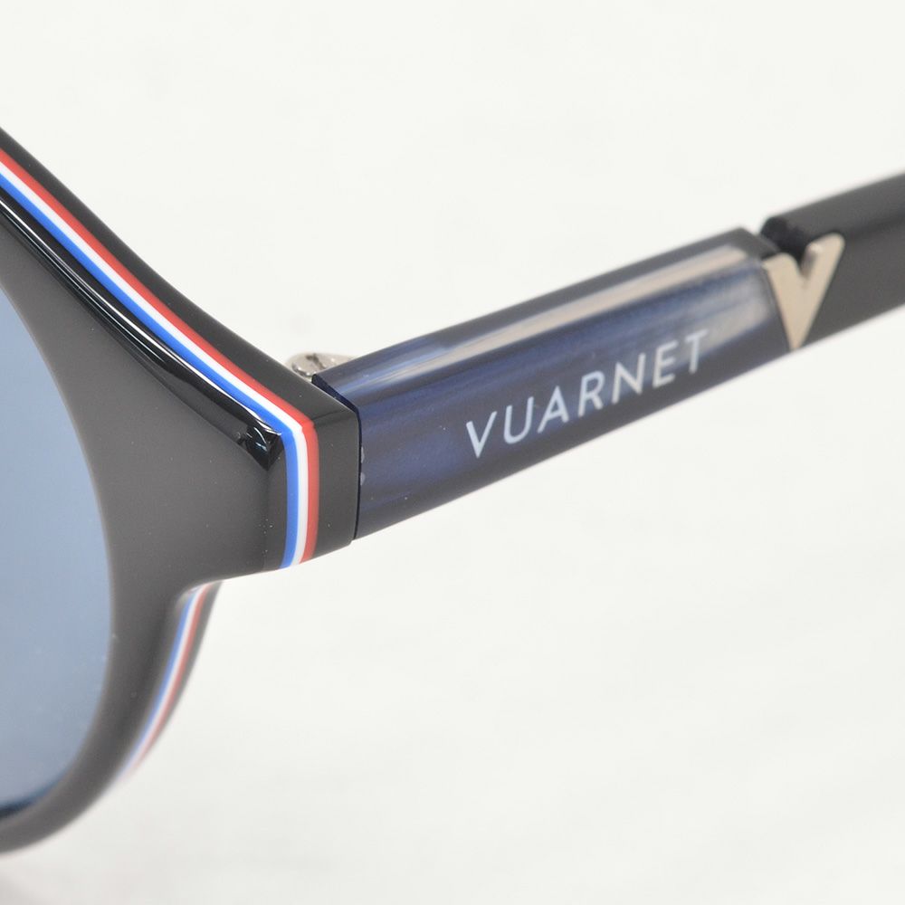 ヴァルネVUARNET国内正規品メンズサングラスDISTRICT2001ウェリントンフレームBLUEPOLARブルーレンズブラックフレームゴルフフィッシングに対応リサイクル可能素材軽量でらでら公式フランスブランド
