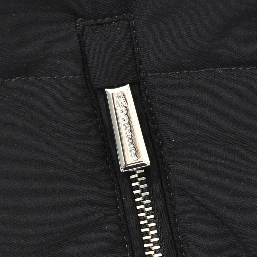 ムーレーMooRER国内正規品メンズライトダウンジャケットFILIPPO-KNフィリッポショート丈スリムブラックフーデッドブルゾンスタンドネック軽量ストレッチ撥水耐水でらでら公式ブランド