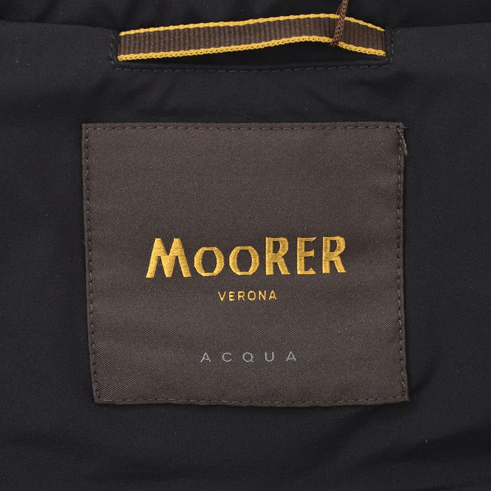 ムーレーMooRER国内正規品メンズライトダウンジャケットFILIPPO-KNフィリッポショート丈スリムブラックフーデッドブルゾンスタンドネック軽量ストレッチ撥水耐水でらでら公式ブランド