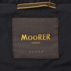 ムーレーMooRER国内正規品メンズライトダウンジャケットFILIPPO-KNフィリッポショート丈スリムブラックフーデッドブルゾンスタンドネック軽量ストレッチ撥水耐水でらでら公式ブランド