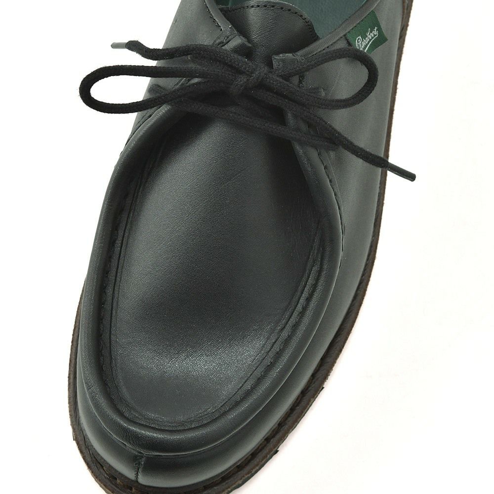 パラブーツPARABOOTメンズミカエルMICHAELREWORKチロリアンシューズブラック×カフェブラウンオイルドレザー革靴サスティナブル国内正規品でらでら公式ブランド