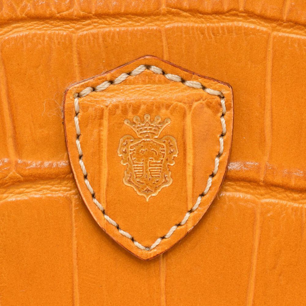 フェリージfelisiハンドバッグメンズクロコ型押しエンボスレザー2フェイス17/28/SAマンゴーコンパクトユニセックス国内正規品でらでら公式ブランド