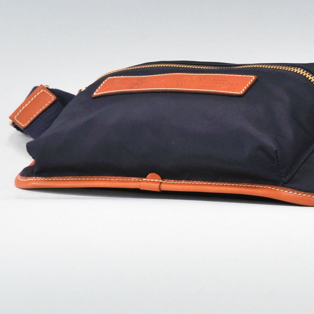 フェリージfelisiウエストバッグメンズナイロンボディバッグ799/10/DSネイビーレザートリミング調節ショルダーストラップユニセックス国内正規品でらでら公式ブランド