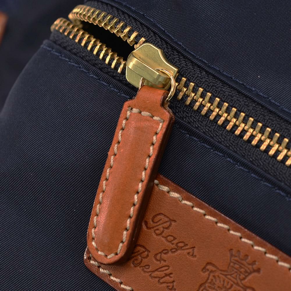 フェリージfelisiウエストバッグメンズナイロンボディバッグ799/10/DSネイビーレザートリミング調節ショルダーストラップユニセックス国内正規品でらでら公式ブランド