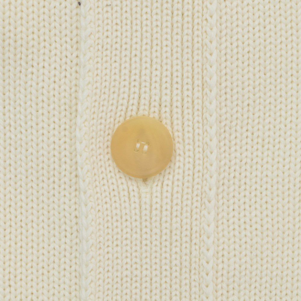 ザノーネZANONEニットカーディガンメンズCHIOTOキョートスタンドネックメリノウールホワイト5ゲージニットアウター812519スリムフィット国内正規品でらでら公式ブランド