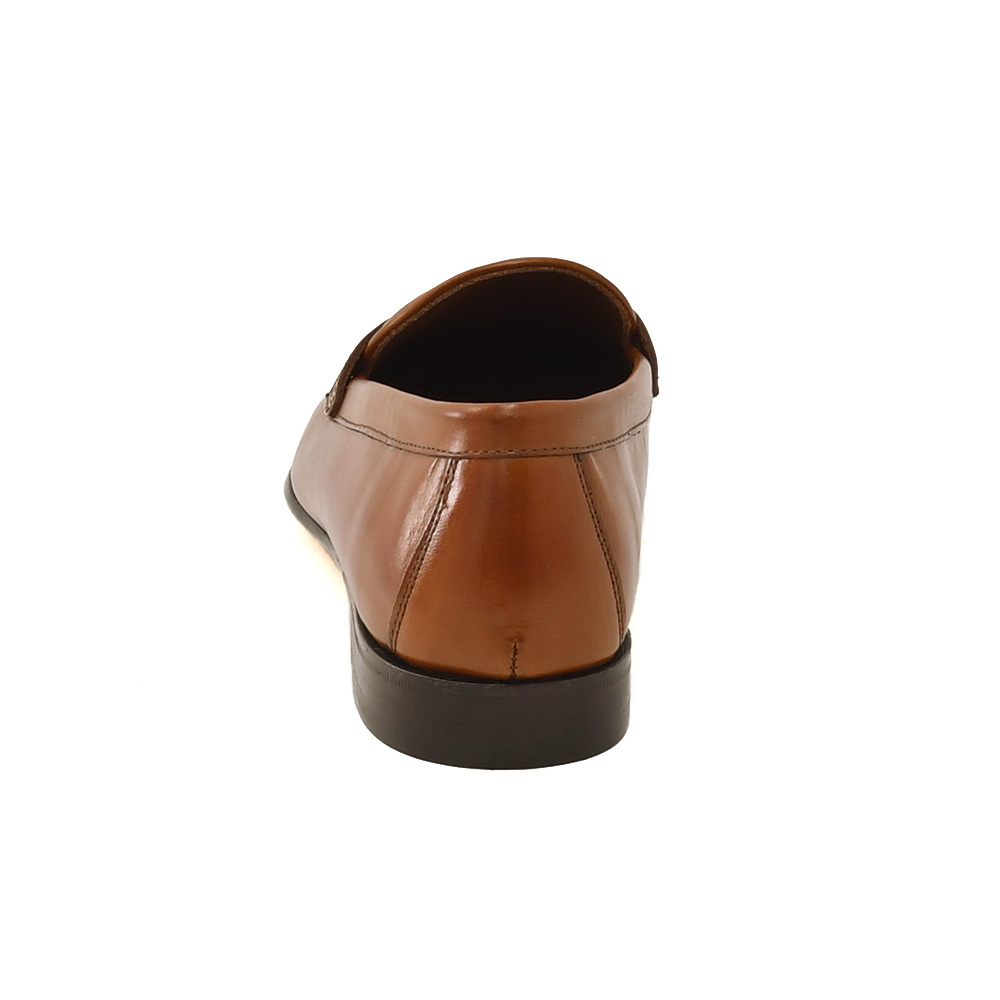 プレディビーノPREDIBINOコインローファーメンズスリッポンCOMANOカーフレザーマホガニーTASCAラストレザーソールマッケイ製法でらでらオリジナルブランド