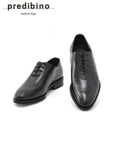プレディビーノPREDIBINOドレスシューズメンズホールカットE870イタリアンカーフレザーブラックTINOラストＶibramソールマッケイ製法でらでらオリジナルブランド