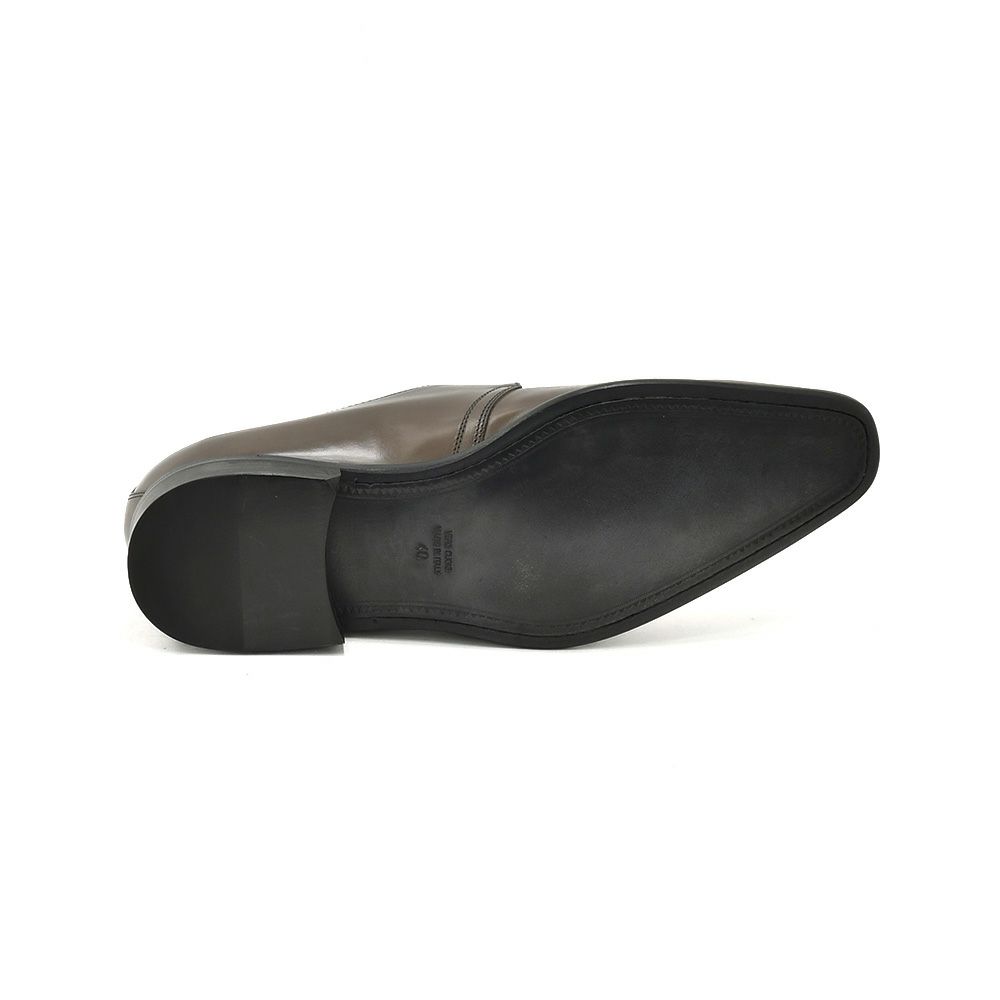 プレディビーノPREDIBINOレザーシューズメンズモンクストラップZ210カーフレザーグレーDAVIDラストレザーソールマッケイ製法でらでらオリジナルブランド