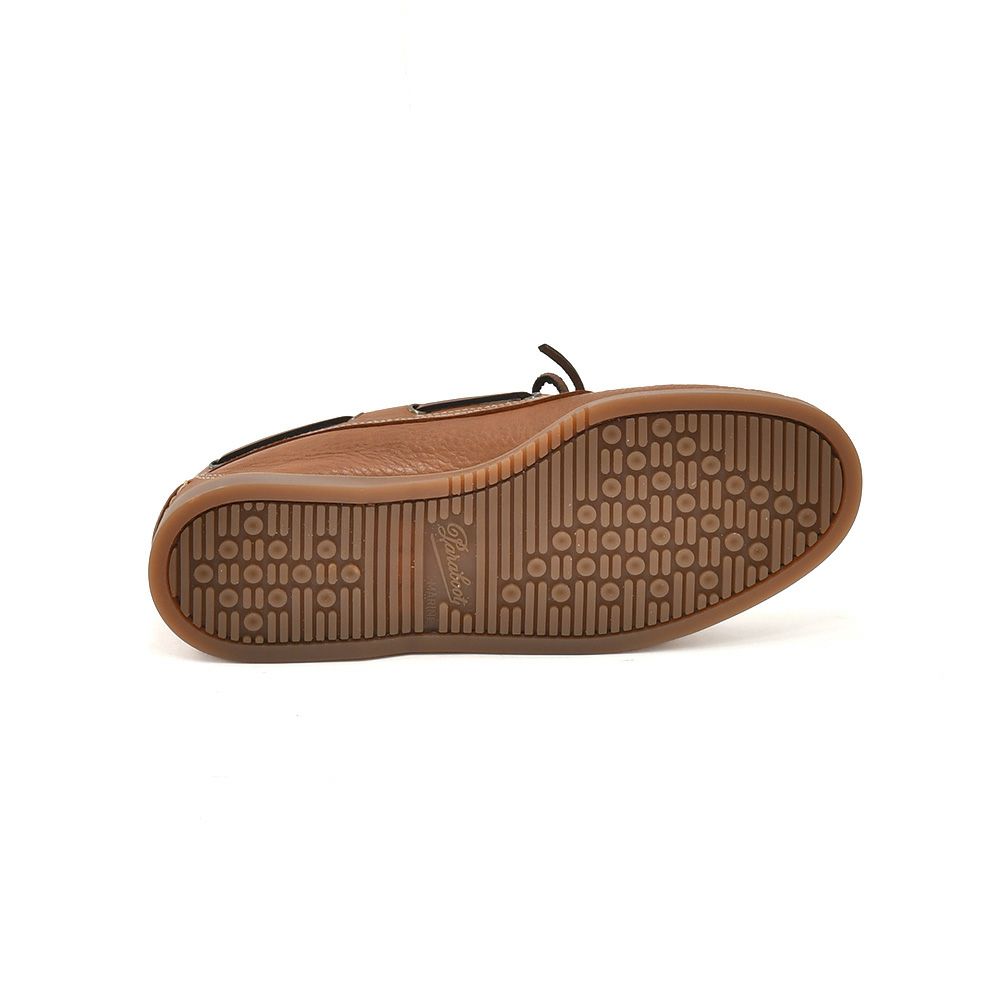 パラブーツPARABOOTデッキシューズメンズバースBARTHグレインレザーブラウンアンラインドスリッポンMARINEソール国内正規品でらでら公式ブランド