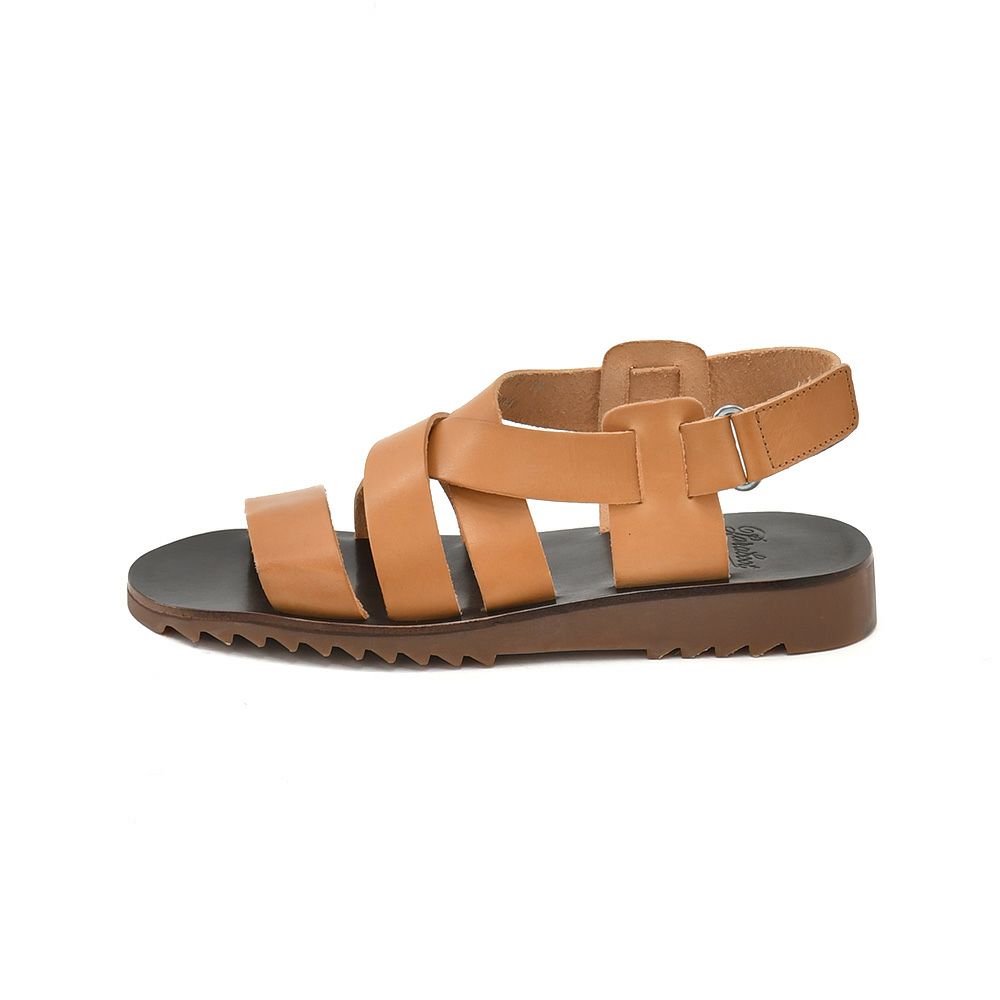 パラブーツPARABOOTレザーサンダルメンズヌメアNOUMEAMIEL-VEGNATURELナチュラルLISレザーベルクロ調整SPORTソール国内正規品でらでら公式ブランド