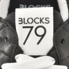 ブロックス79BLOCKS79スニーカーメンズレースアップシューズCOBIモデルナンバリングデザインブラックスムースレザーEｘtralightソールサスティナブル国内正規品でらでら公式ブランド