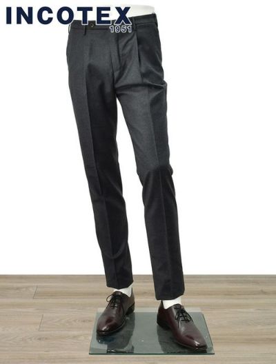 インコテックス INCOTEX SLACKS チノパンツ メンズ 100番 ストレッチ 