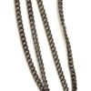 ディースクエアードDSQUARED2ブレスレットメンズJesusBracelets2連クロスチェーンルテニウムブラックリング調節式ユニセックス真鍮ジュエリー国内正規品でらでら公式ブランド