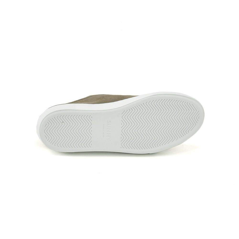 ペリーコサニーPELLICOSUNNYレザースニーカーメンズレースアップシューズGIOIAM003カーフスエードSTONEオリーブグレーダブルソール国内正規品でらでら公式ブランド