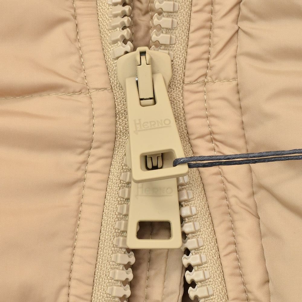 ヘルノHERNOダウンジャケットメンズPOLAR-TECHポーラテックナイロンシャモニーベージュダウンコートM-65型デザインPI0191U軽量撥水国内正規品でらでら公式ブランド