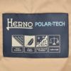 ヘルノHERNOダウンジャケットメンズPOLAR-TECHポーラテックナイロンシャモニーベージュダウンコートM-65型デザインPI0191U軽量撥水国内正規品でらでら公式ブランド