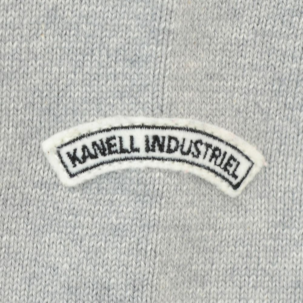 カネルKANELLモックネックニットメンズロングスリーブボナパルトBONAPARTECOLMONTANTグレー別注モデルオーガニックコットンヴィンテージリブ国内正規品でらでら公式ブランド