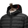 ジョットJOTTロング丈ダウンジャケットメンズLUCモデル撥水ナイロンフーディーアウターブラックパッカブル仕様ブランドワッペンライトダウン収納ポーチ付き超軽量国内正規品でらでら公式ブランド