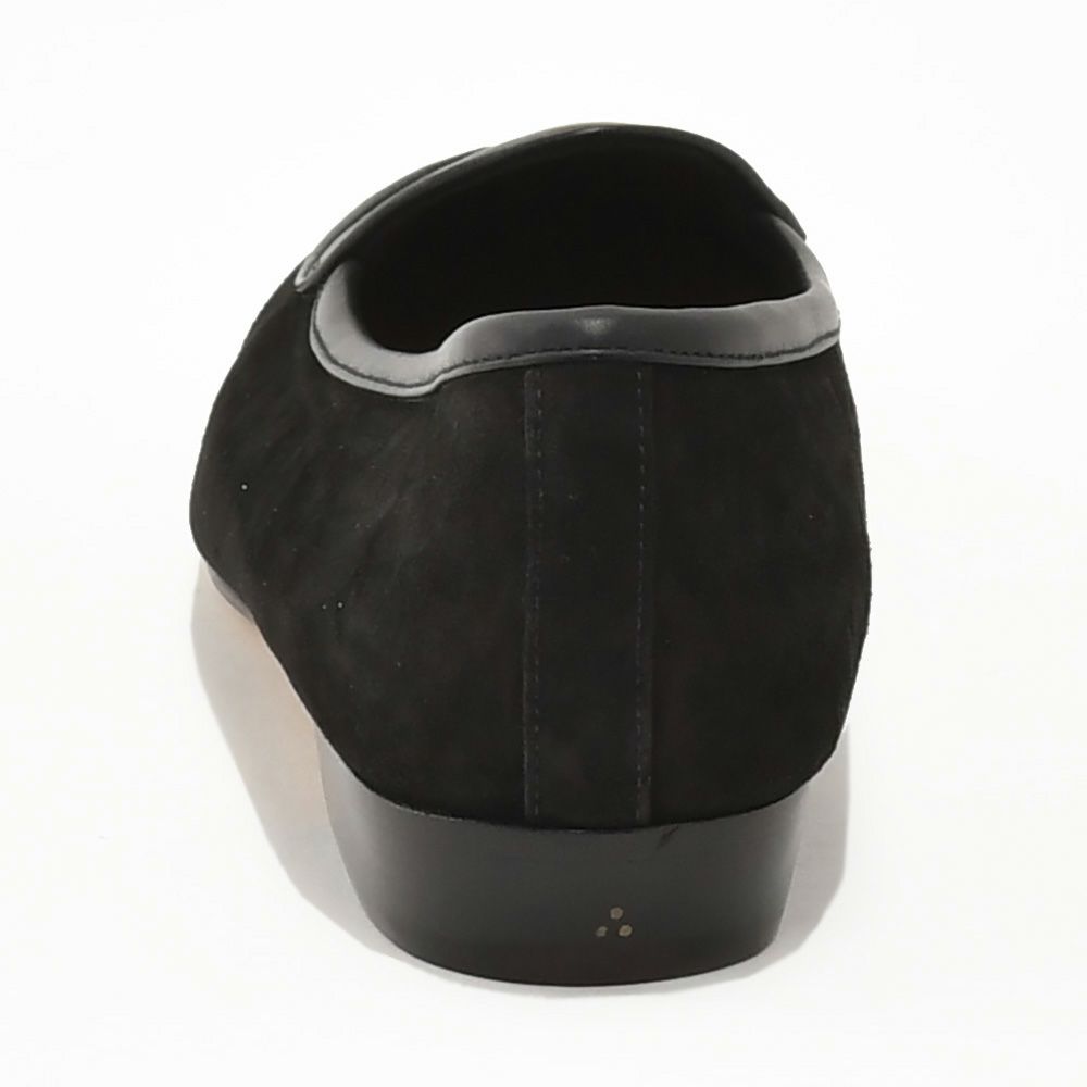 ボードインアンドランジBAUDOIN&LANGEベルジャンシューズメンズSaganクラシックローファーClassicLoferブラック黒スエード＆ドレープカーフレザー国内正規品でらでら公式ブランド